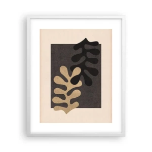 Poster in cornice bianca - Assenza e completamento - 40x50 cm