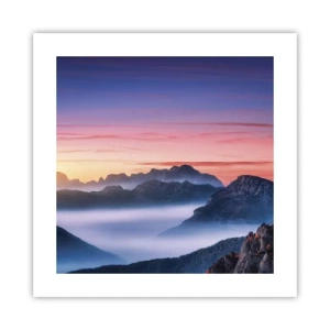 Poster - Sopra le valli - 40x40 cm
