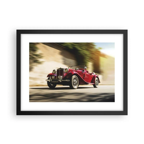 Poster in cornice nera - Più bella della Nike di Samotracia - 40x30 cm