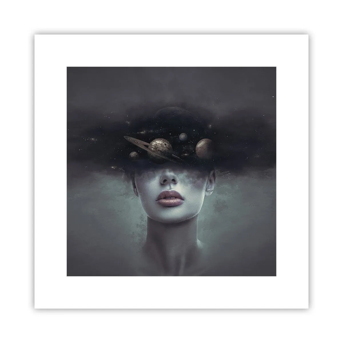 Poster - E i pianeti folleggiano... - 30x30 cm