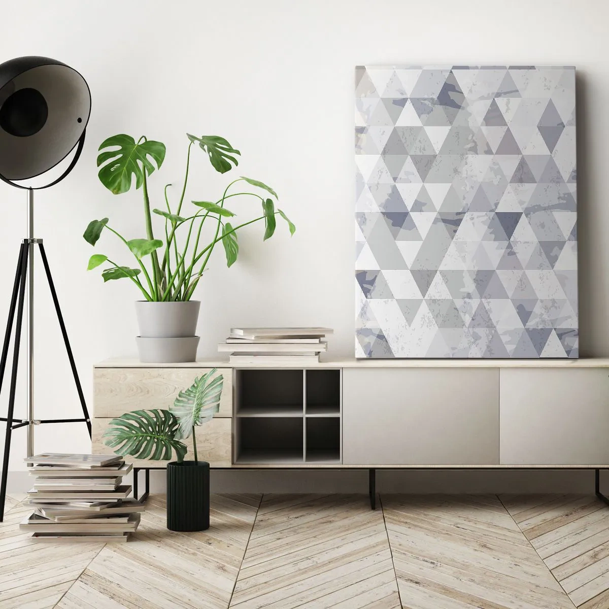Quadro su tela - Stampe su Tela - Al ritmo di tre - 65x120 cm