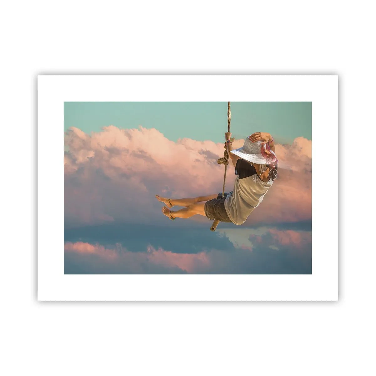 Poster - Divertimento tra le nuvole - 40x30 cm