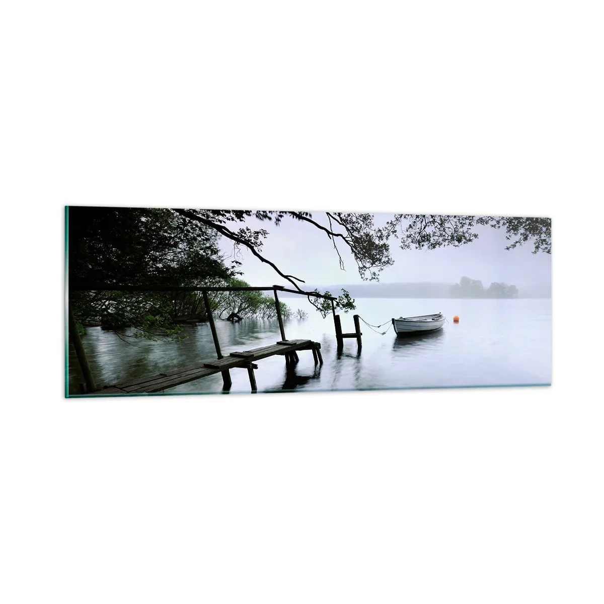 Quadro su vetro - E già ti riposi - 90x30 cm