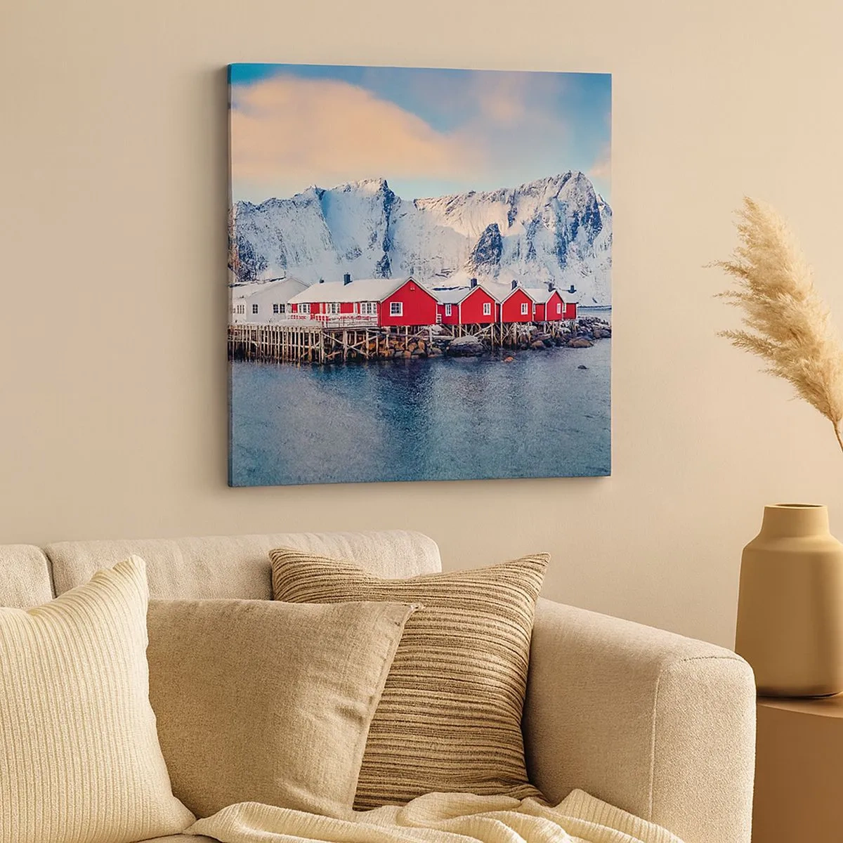 Quadro su tela - Stampe su Tela - Atmosfera del nord - 30x30 cm