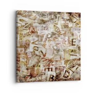 Quadro su tela - Stampe su Tela - Unificando le chiacchiere - 30x30 cm
