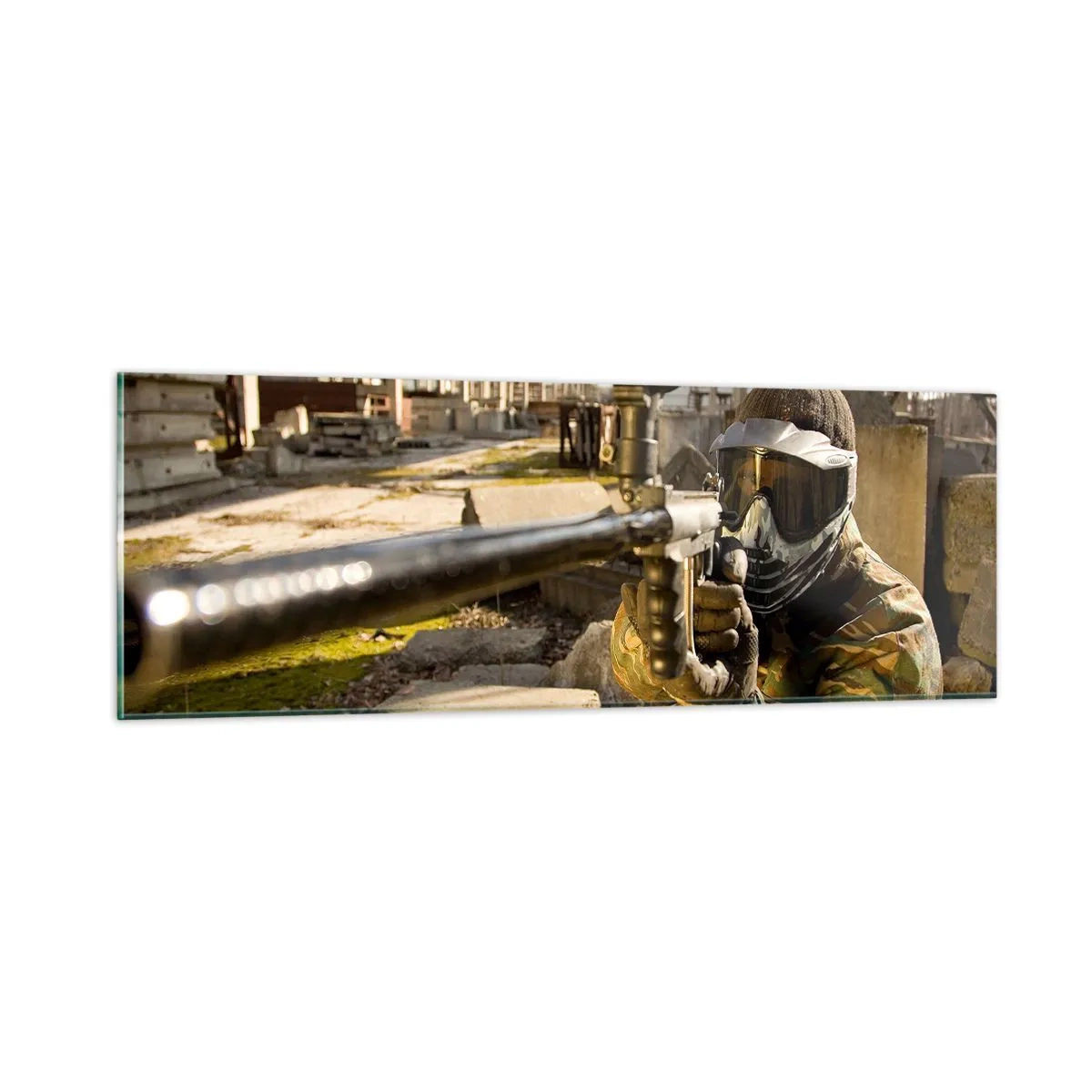 Quadro su vetro - Anche tu puoi essere un eroe - 90x30 cm