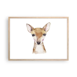 Poster in cornice rovere chiaro - La natura dell'innocenza - 70x50 cm