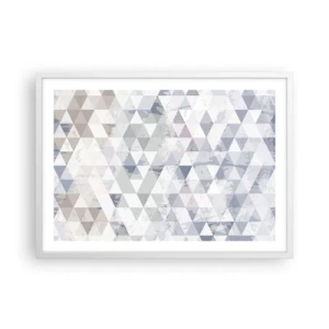 Poster in cornice bianca - Al ritmo di tre - 70x50 cm