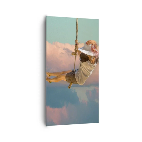 Quadro su tela - Stampe su Tela - Divertimento tra le nuvole - 65x120 cm