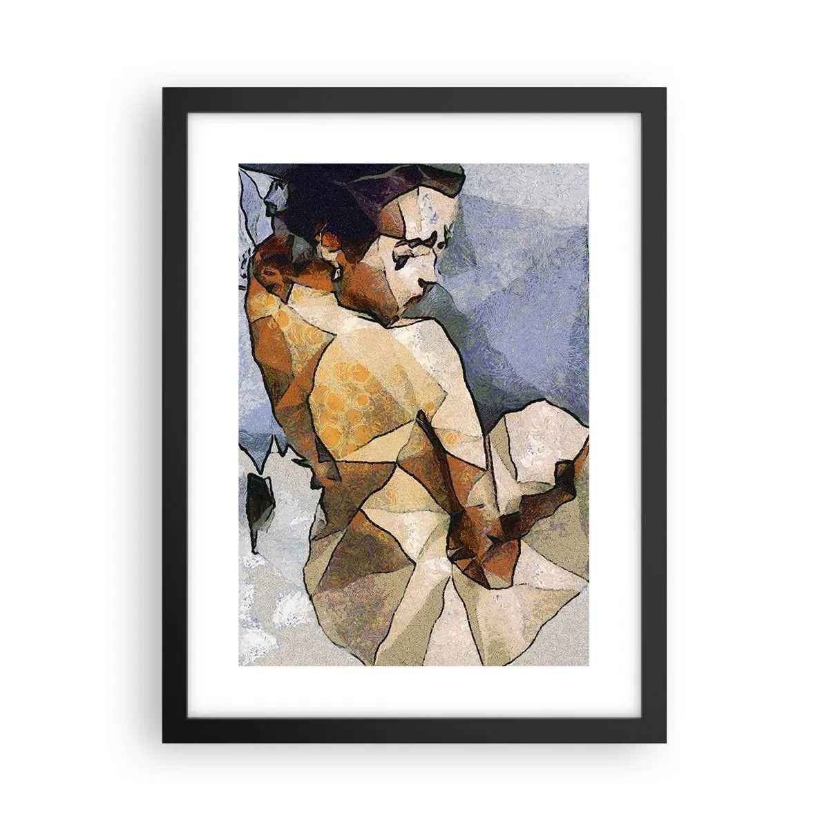 Poster in cornice nera - Nello spirito del cubismo - 30x40 cm