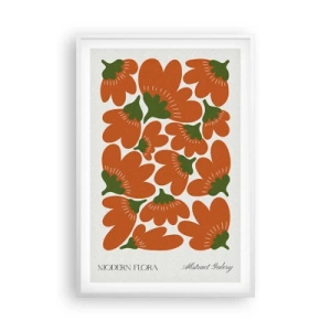 Poster in cornice bianca - Dalla vita dei fiori - 61x91 cm