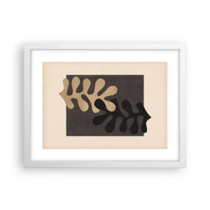 Poster in cornice bianca - Assenza e completamento - 40x30 cm