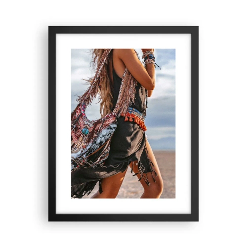Poster in cornice nera - La donna dello sciamano - 30x40 cm