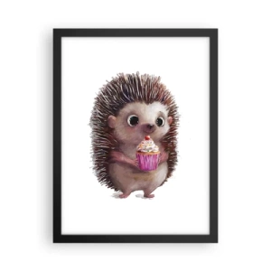 Poster in cornice nera - Festa ogni giorno - 30x40 cm