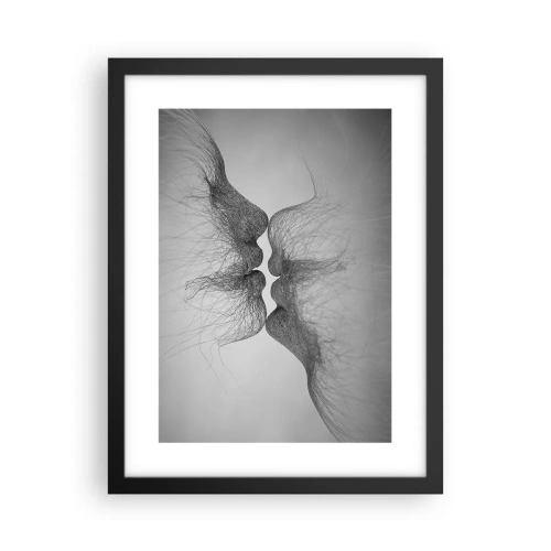 Poster in cornice nera - Il bacio del vento - 30x40 cm