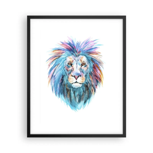 Poster in cornice nera - Aura elettrizzante - 40x50 cm