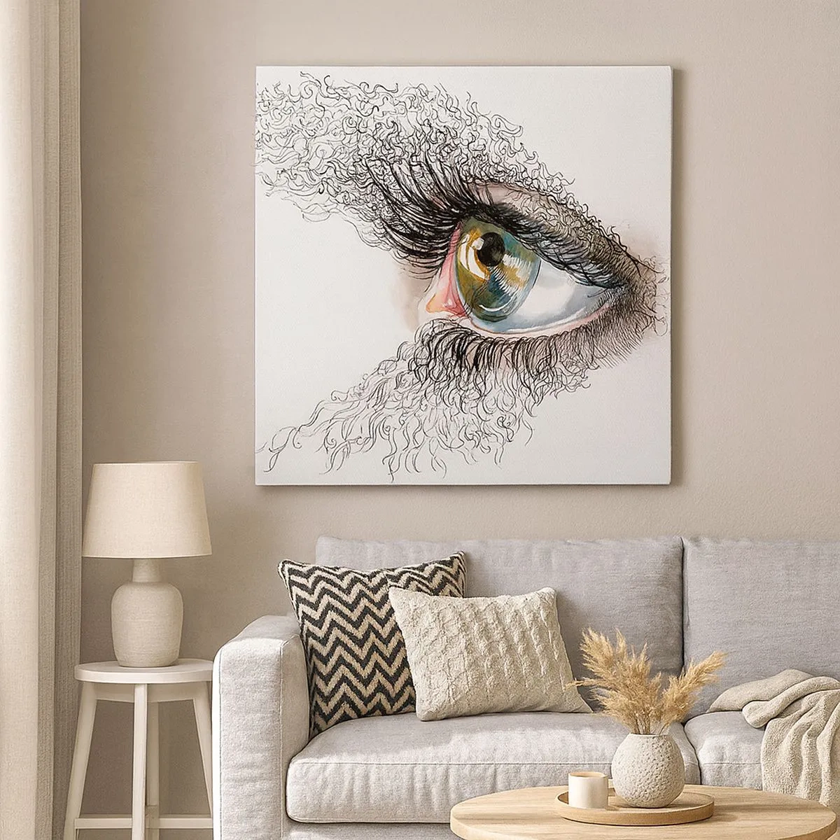 Quadro su tela - Stampe su Tela - Guarda dentro l'anima - 30x30 cm