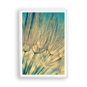 Poster in cornice bianca - Aspettando il vento - 70x100 cm