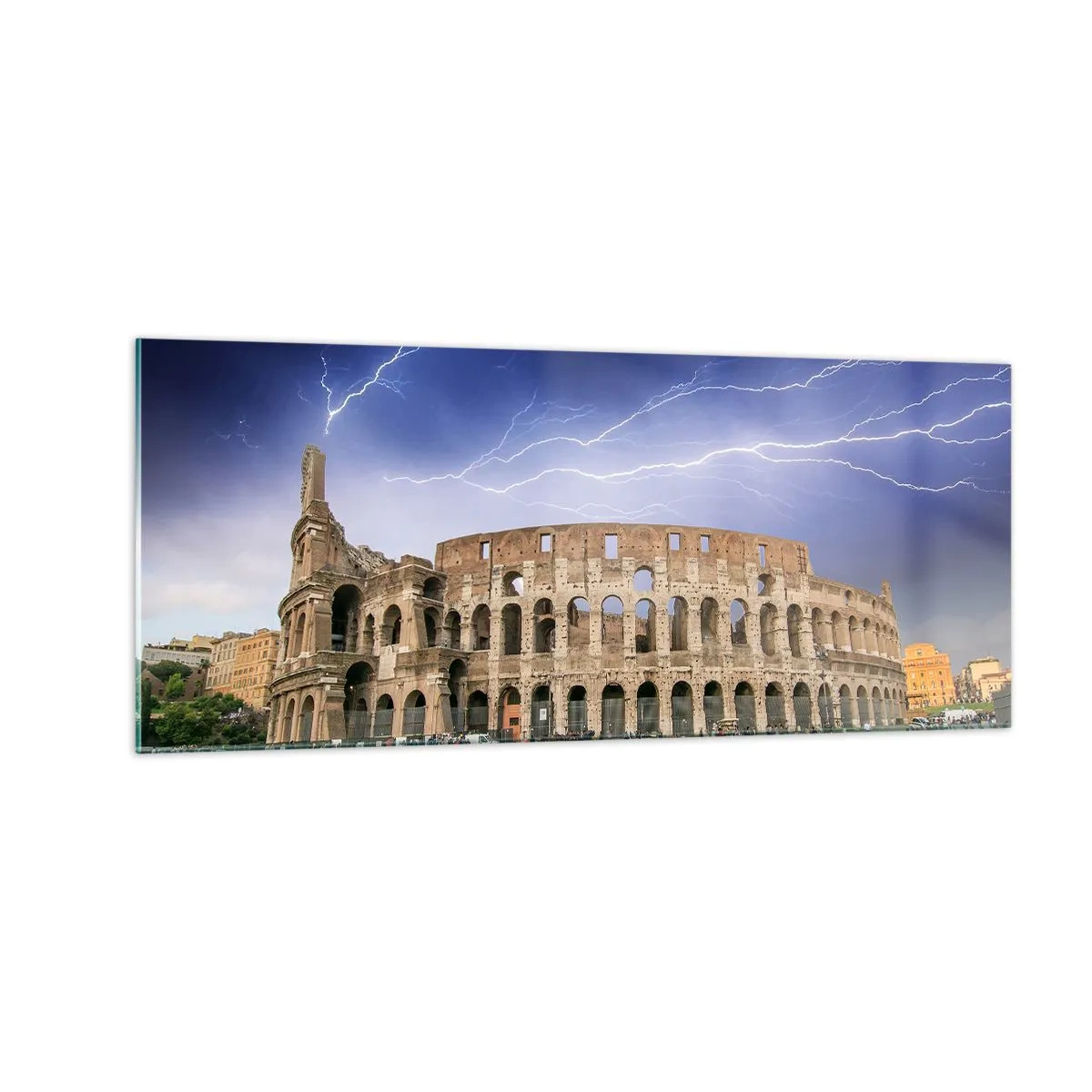 Quadro su vetro - Arena di combattimenti - 100x40 cm