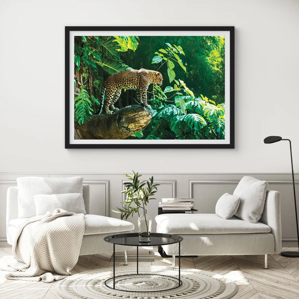Poster in cornice nera - A caccia? - 91x61 cm
