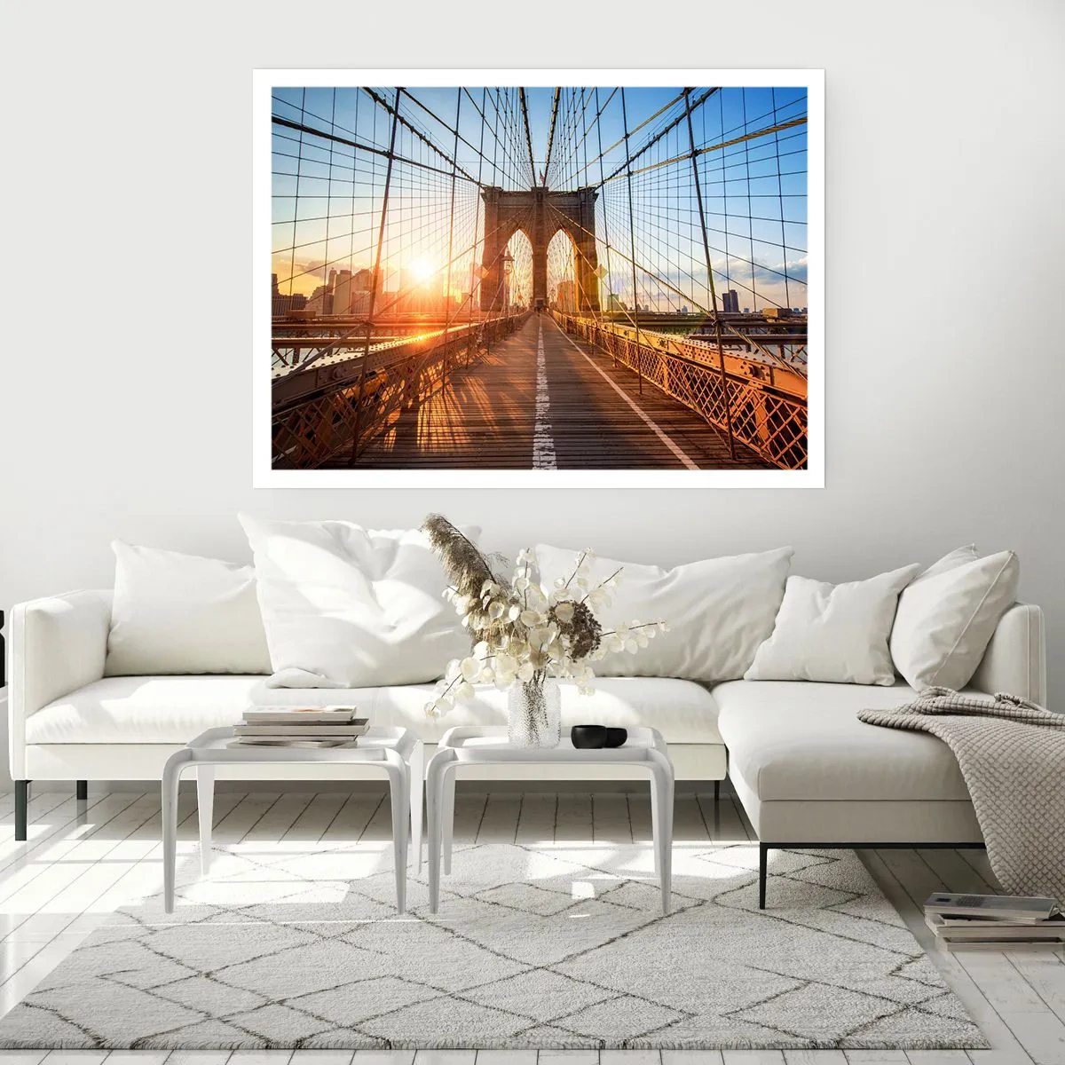 Poster - Sul ponte d'oro - 91x61 cm