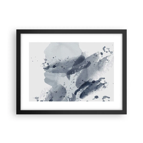 Poster in cornice nera - Studio della natura dell'acqua - 40x30 cm