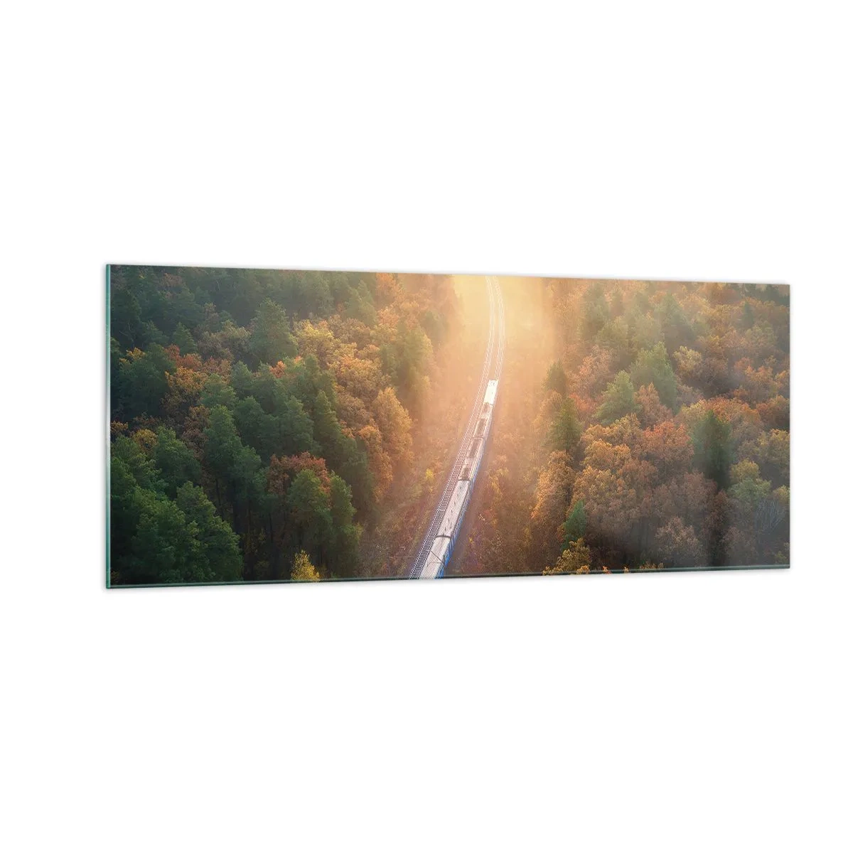 Quadro su vetro - Viaggio autunnale - 100x40 cm