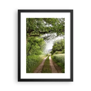 Poster in cornice nera - Et in Arcadia ego - 30x40 cm