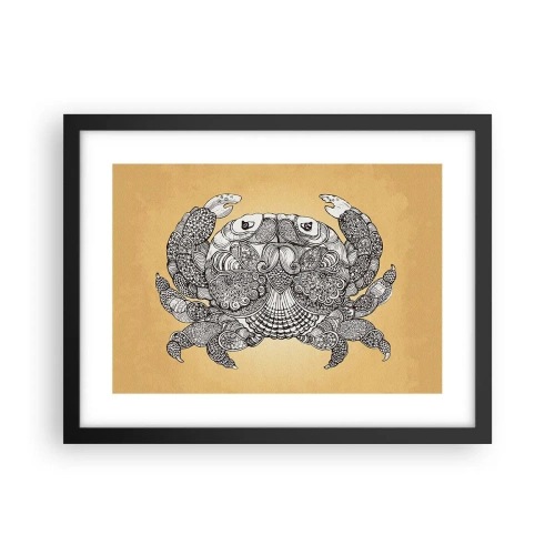 Poster in cornice nera - I racconti del granchio - 40x30 cm