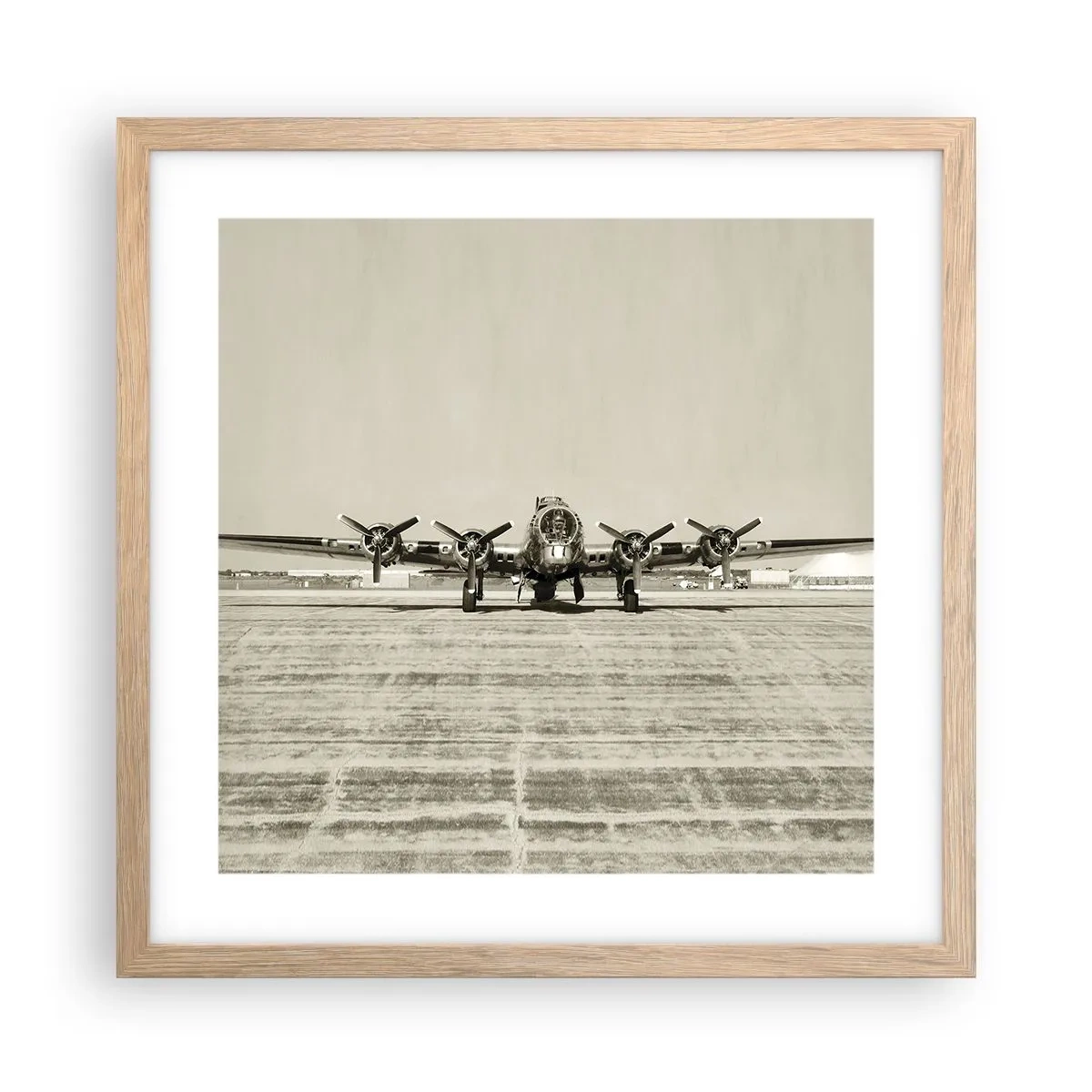 Poster in cornice rovere chiaro - Pronto come sempre - 40x40 cm