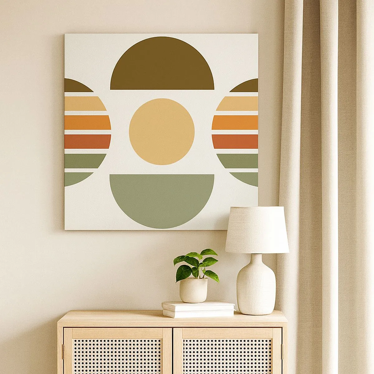 Quadro su tela - Stampe su Tela - Nei colori della terra - 30x30 cm