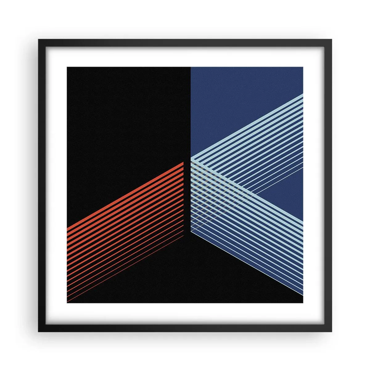 Poster in cornice nera - Una storia semplice - 50x50 cm