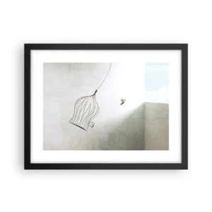 Poster in cornice nera - Nel proprio elemento - 40x30 cm