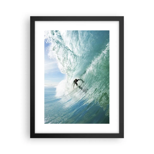 Poster in cornice nera - Sempre sull'onda - 30x40 cm