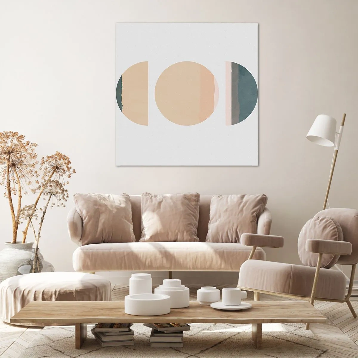 Quadro su tela - Stampe su Tela - Un cerchio dopo l'altro - 70x70 cm