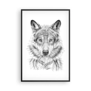 Poster in cornice nera - Condottiero nato - 61x91 cm