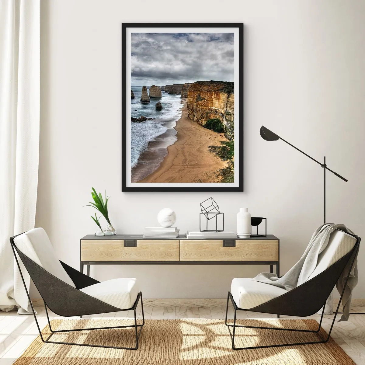 Poster in cornice nera - Bellezza selvatica - 70x100 cm