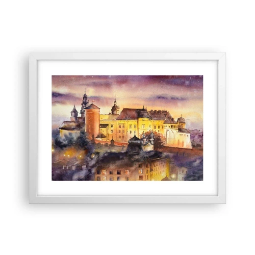 Poster in cornice bianca - Storia e fiaba - 40x30 cm