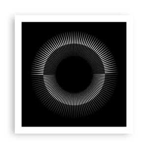 Poster - Sole nero - 60x60 cm