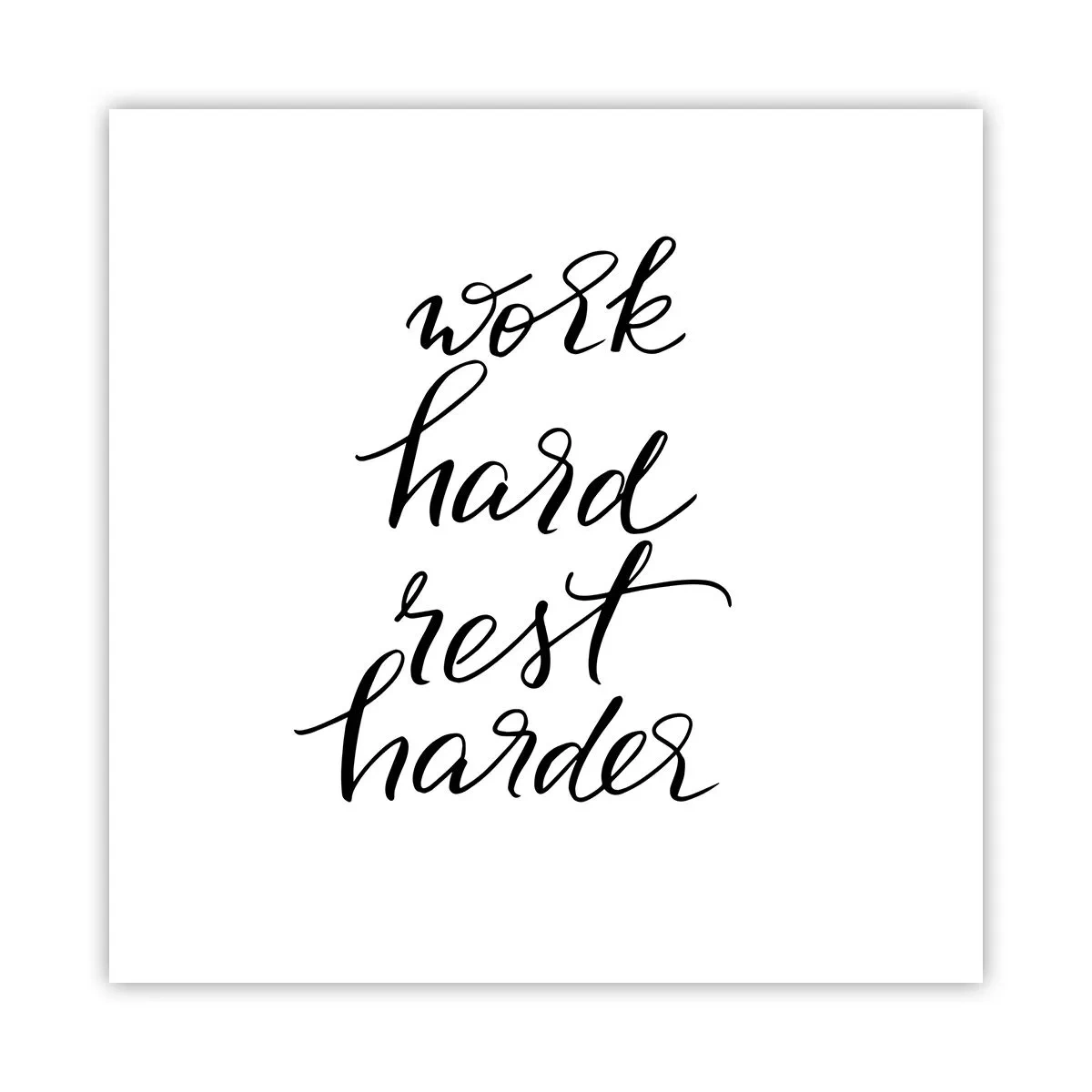 Poster - L'equilibrio della vita - 50x50 cm