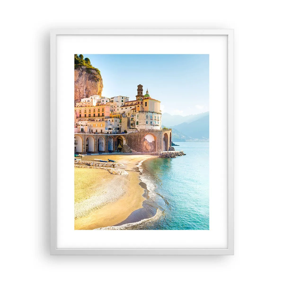 Poster in cornice bianca - La città incredibile - 40x50 cm