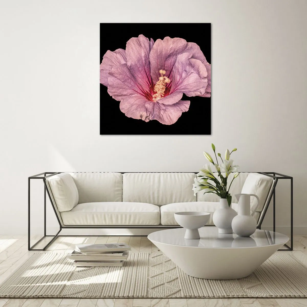 Quadro su vetro - Dritto al cuore - 70x70 cm