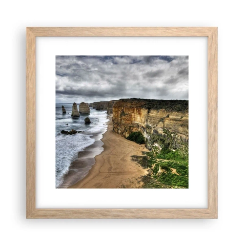 Poster in cornice rovere chiaro - Bellezza selvatica - 30x30 cm