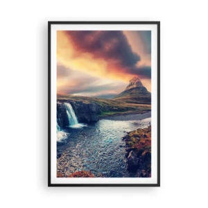 Poster in cornice nera - Nella maestà della natura - 61x91 cm