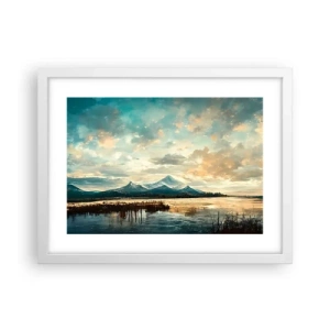 Poster in cornice bianca - Sotto la protezione del cielo - 40x30 cm