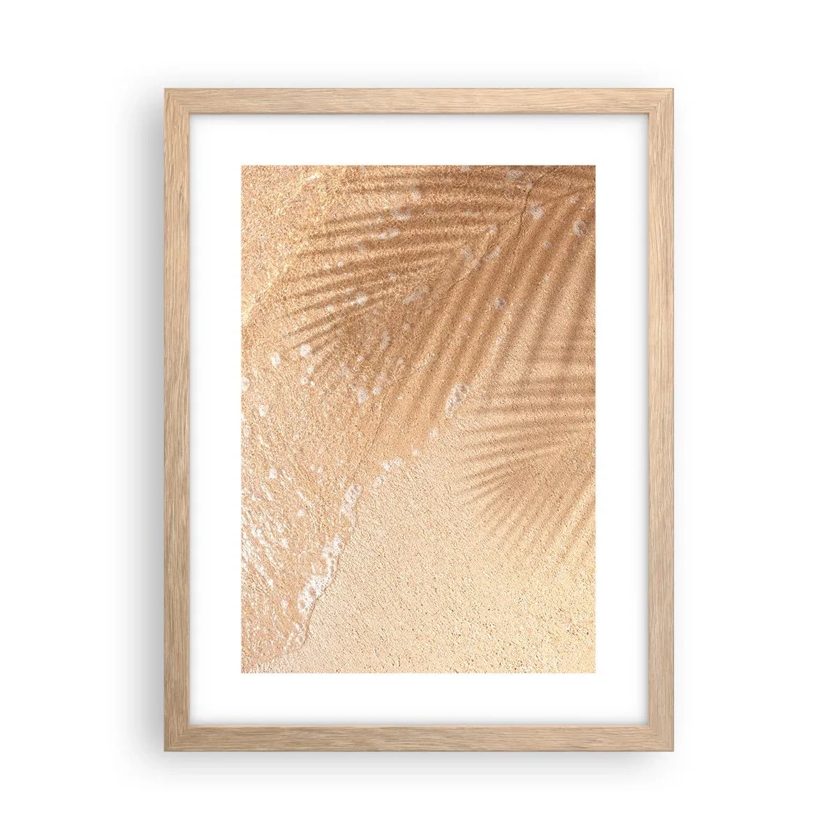 Poster in cornice rovere chiaro - Ombra di un'estate bollente - 30x40 cm