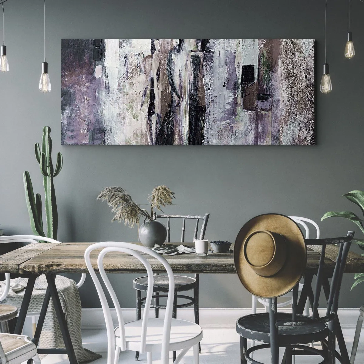 Quadro su tela - Stampe su Tela - Triade misteriosa - 90x30 cm