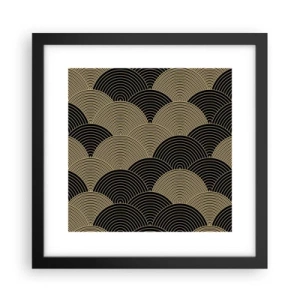 Poster in cornice nera - Unità nella molteplicità - 30x30 cm