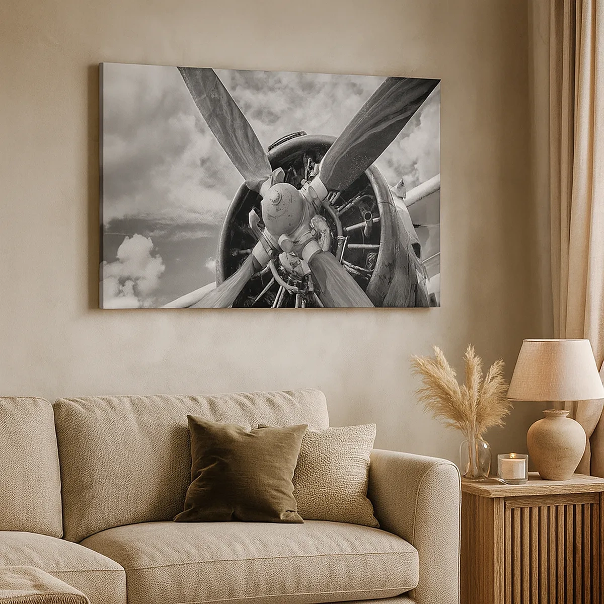 Quadro su tela - Stampe su Tela - Il dominatore dell'aria - 30x30 cm