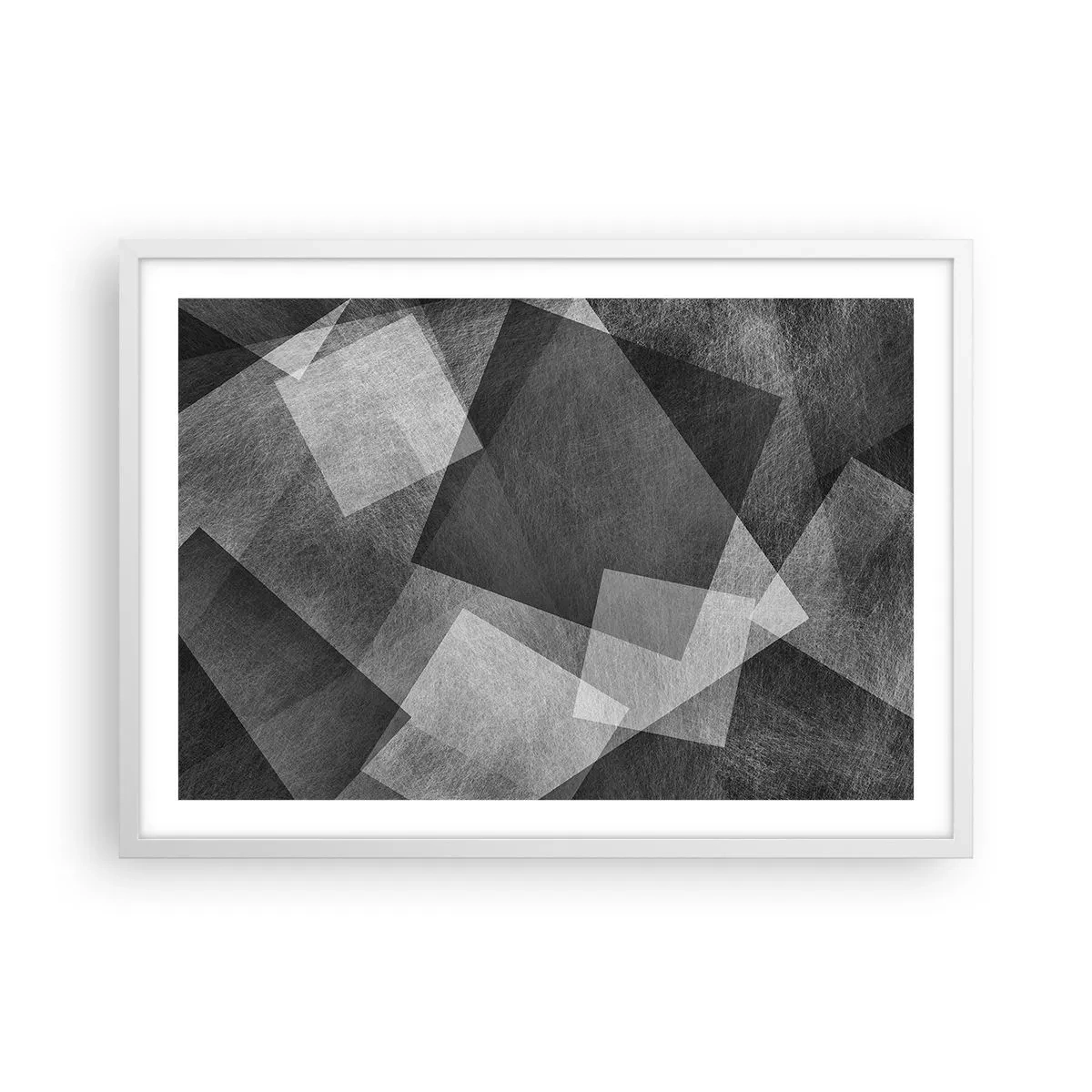 Poster in cornice bianca - Simbolo eterno di ordine e durata - 70x50 cm